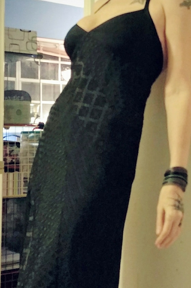 Vintage Betsy Johnson backless dress from Vegas