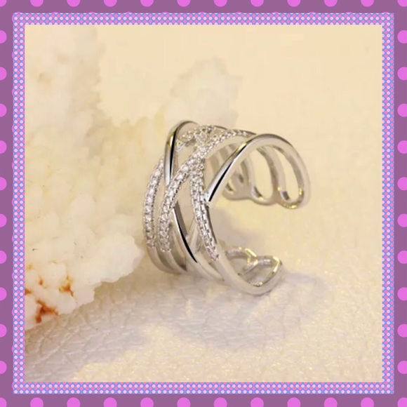 π₯LAST ONEπ₯SS Cross Band Ringπ₯ - Picture 3 of 4