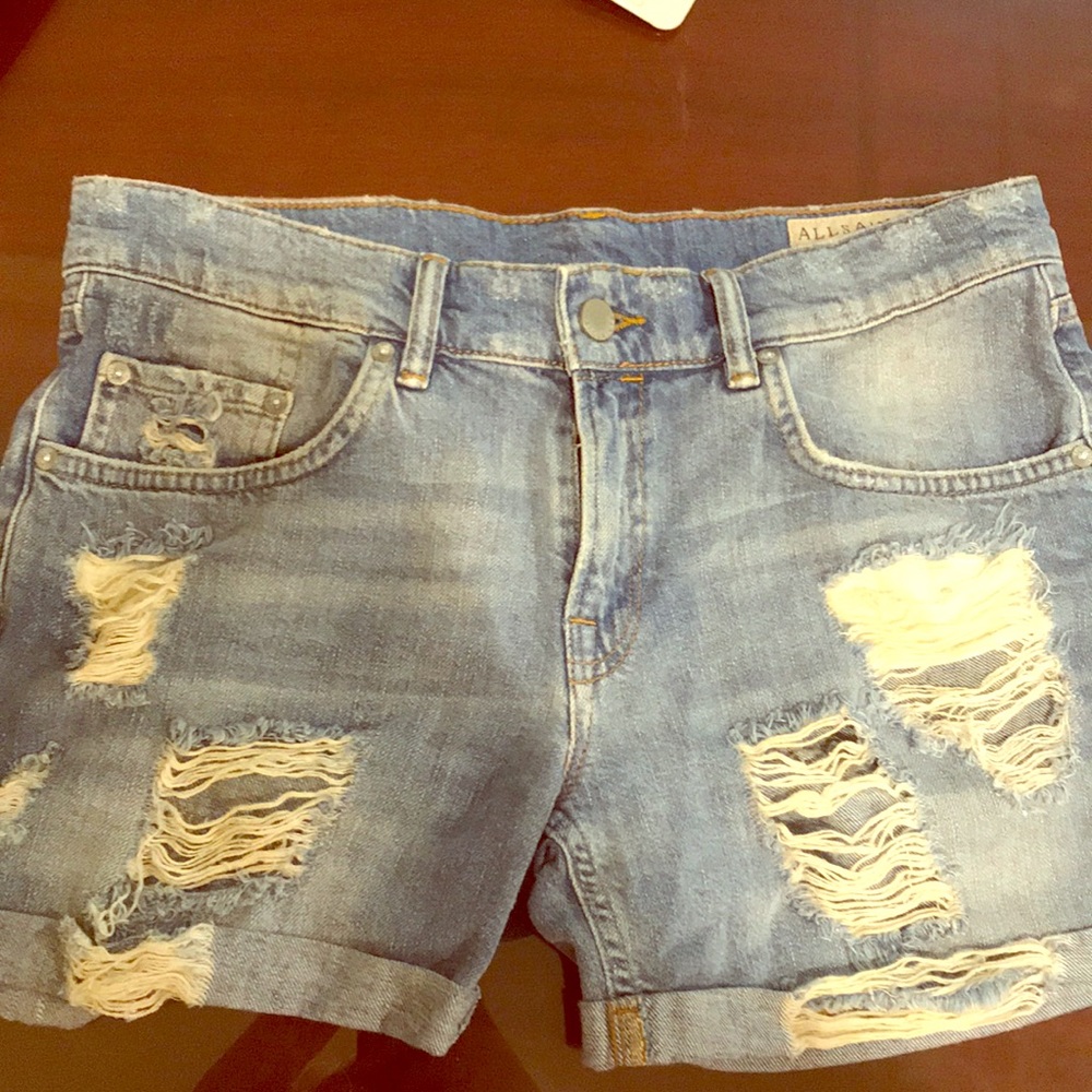 All Saints jean shorts