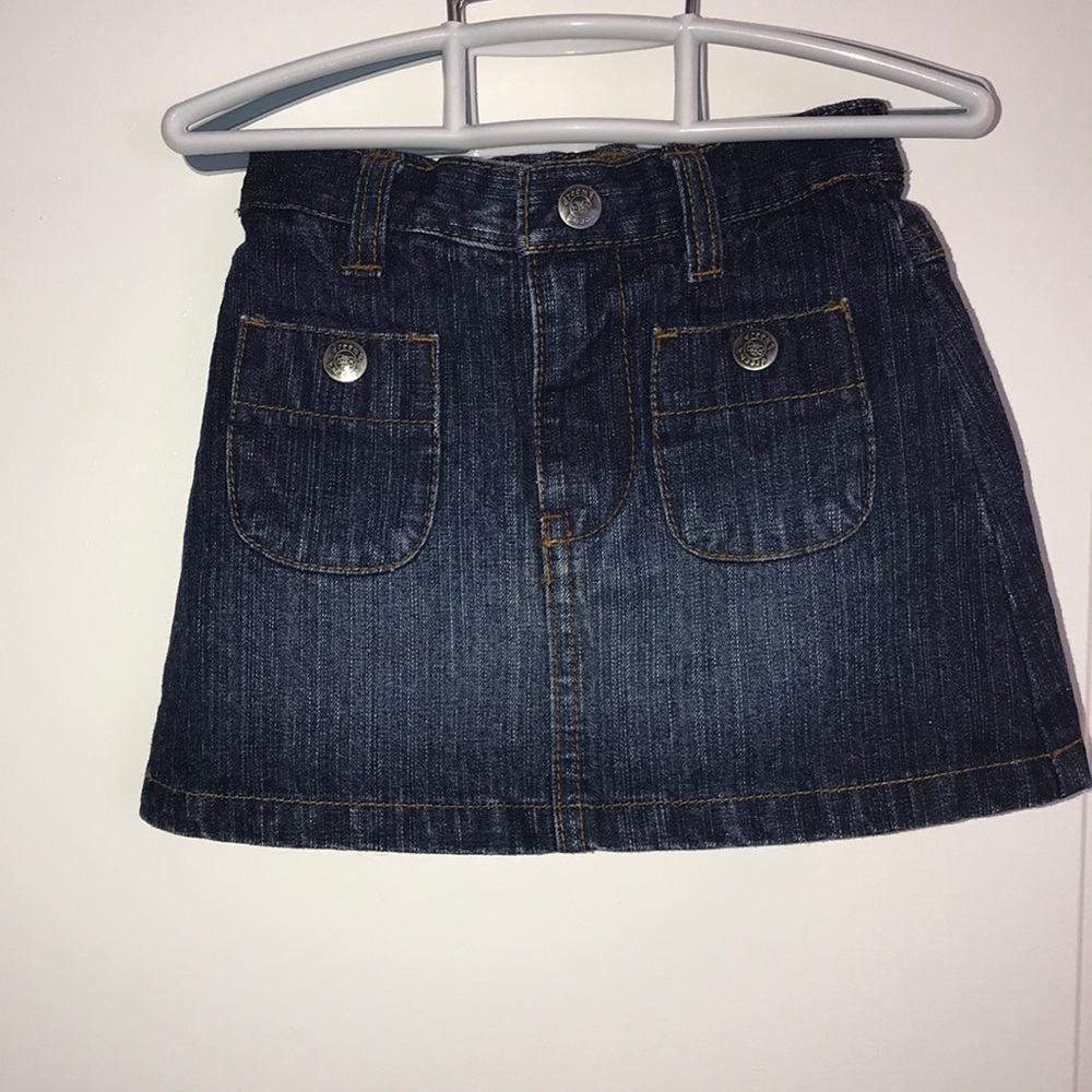 Dreema toddler girl denim jean skirt size 2t