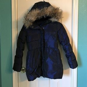 Gap down coat