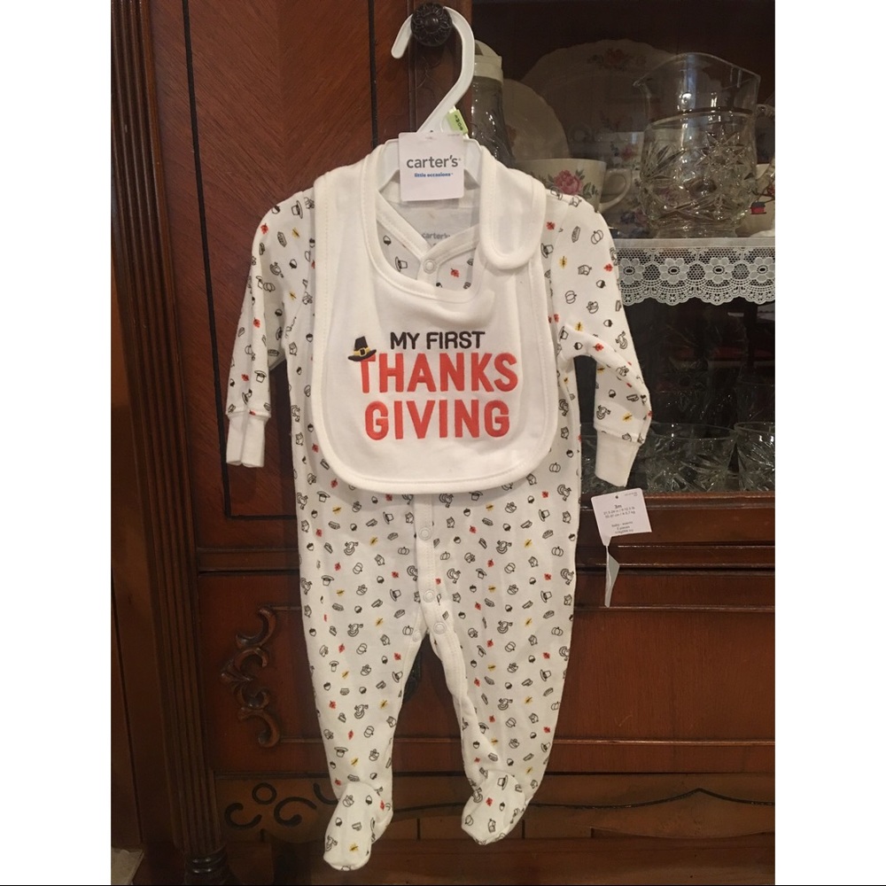 NWT Carter’s Thanksgiving Outfit Size 3 months