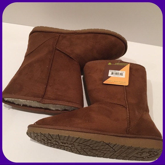 msrp$79 NIB DAWGS MICROFIBER SUEDE BOOTS⤵️ - Picture 6 of 7