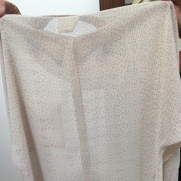 Women's quicksilver sheer button down blouse - Picture 3 of 3