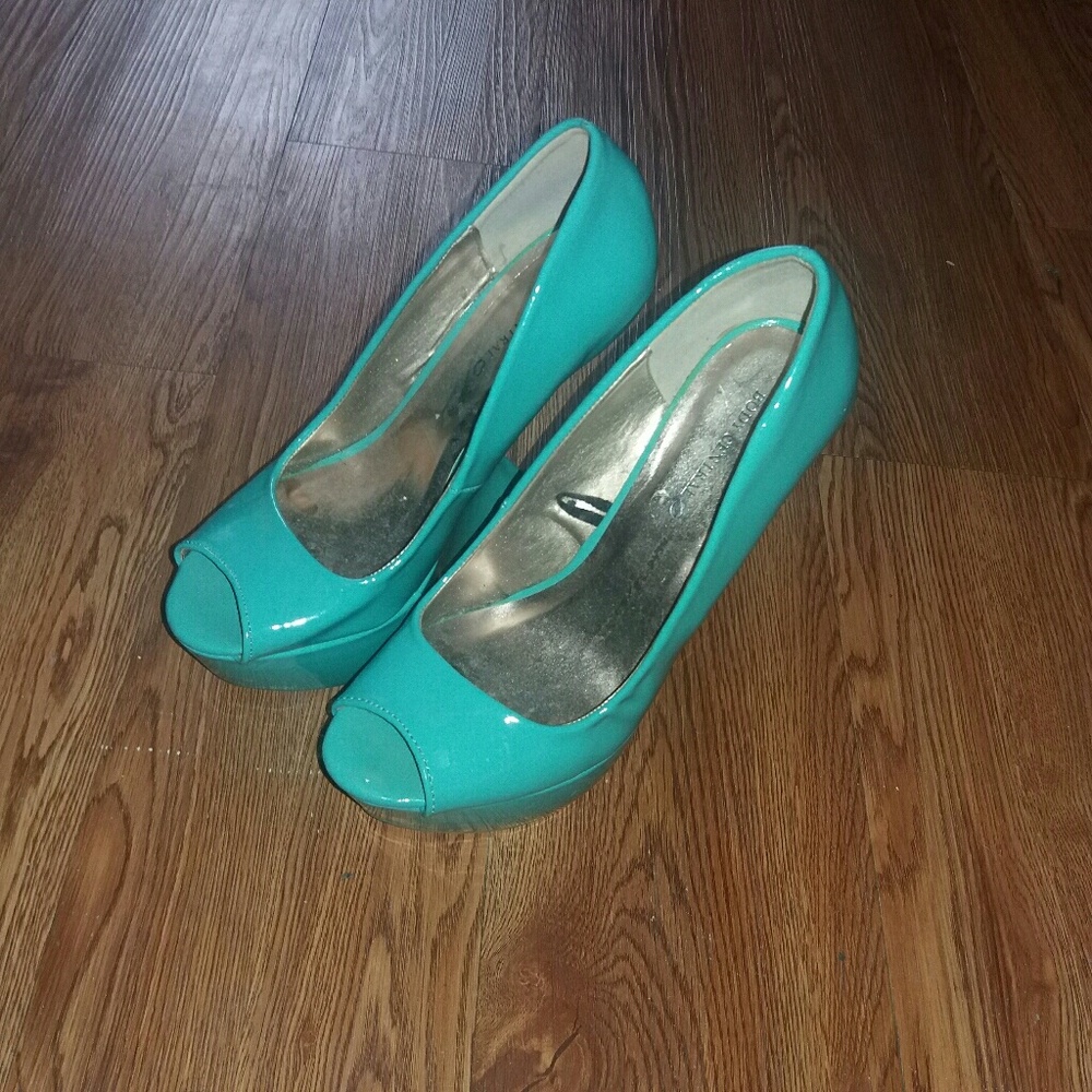 Turquoise Heels