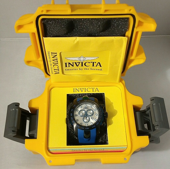 NEW BLUE MEN'S INVICTA WATCH - Picture 1 of 8