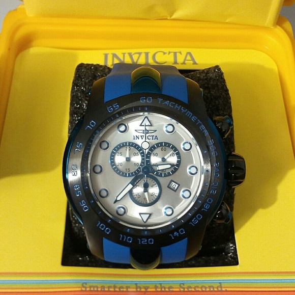 NEW BLUE MEN'S INVICTA WATCH - Picture 2 of 8