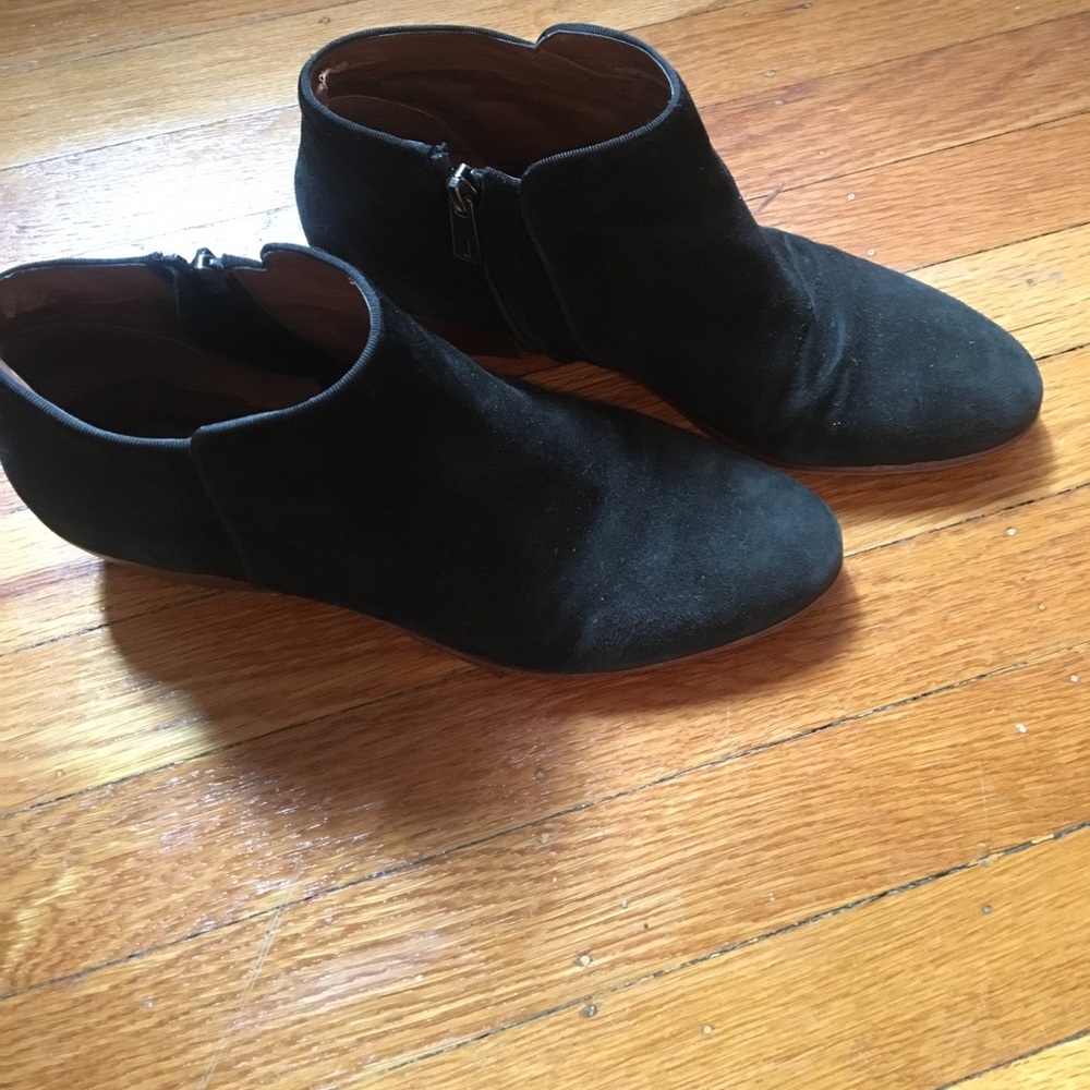 Sam Edelman Black Suede Booties