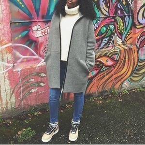 J. Crew Stadium Cloth Pea Coat