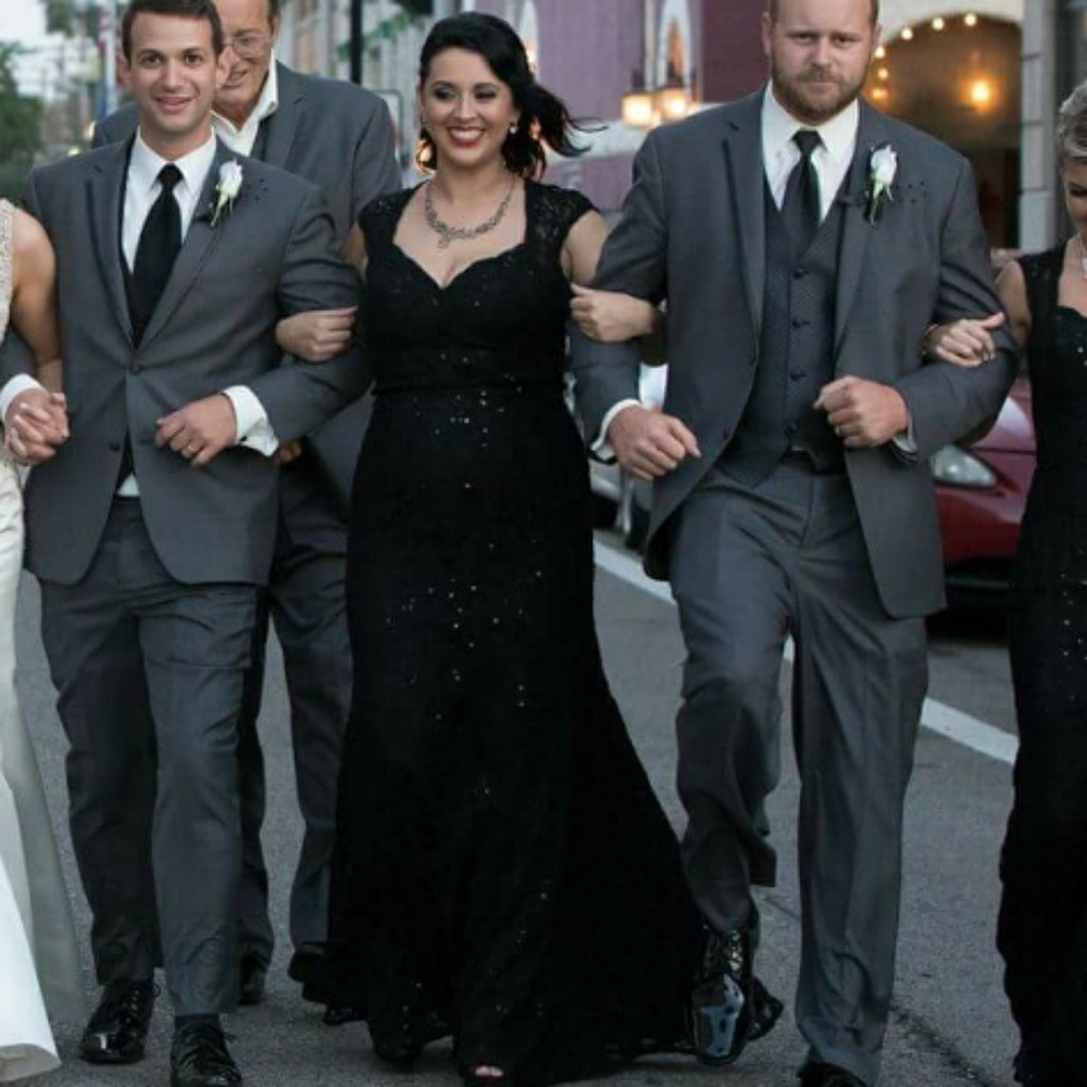 Beautiful formal gown. Black Mori lee style 143