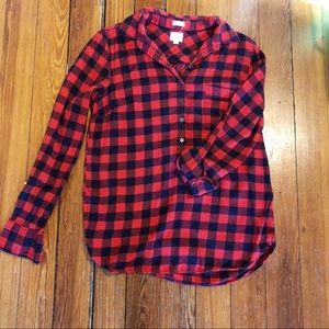 J.crew Popover in Buffalo Plaid