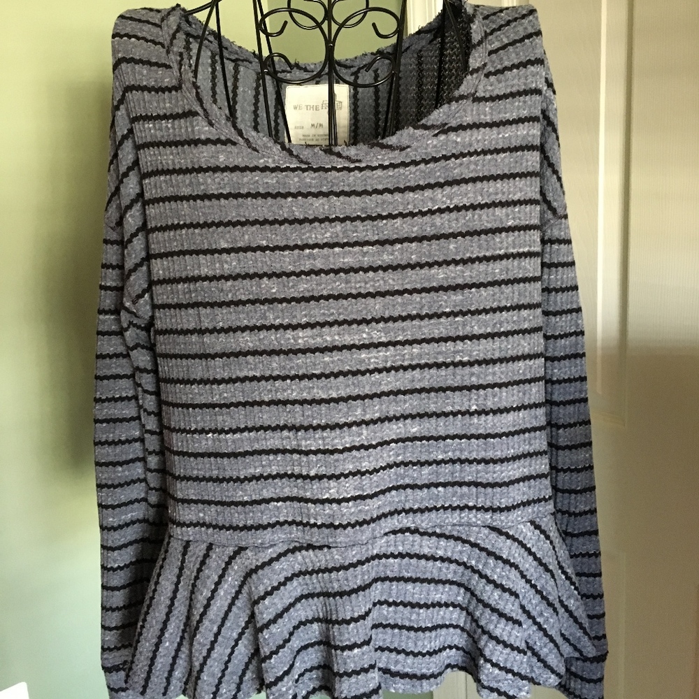 We the Free Peplum Thermal Top