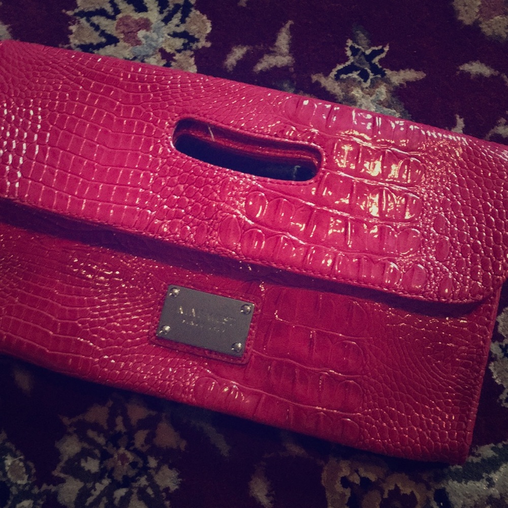 Red Nine West Clutch Bag