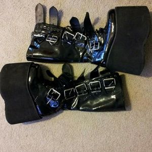 Demonia Trashville Platform Goth Boots