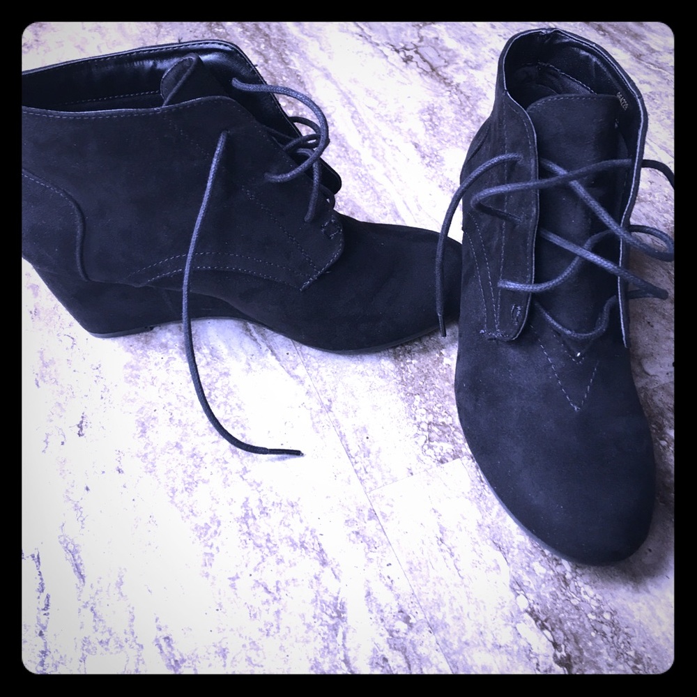 Faux Suede Booties