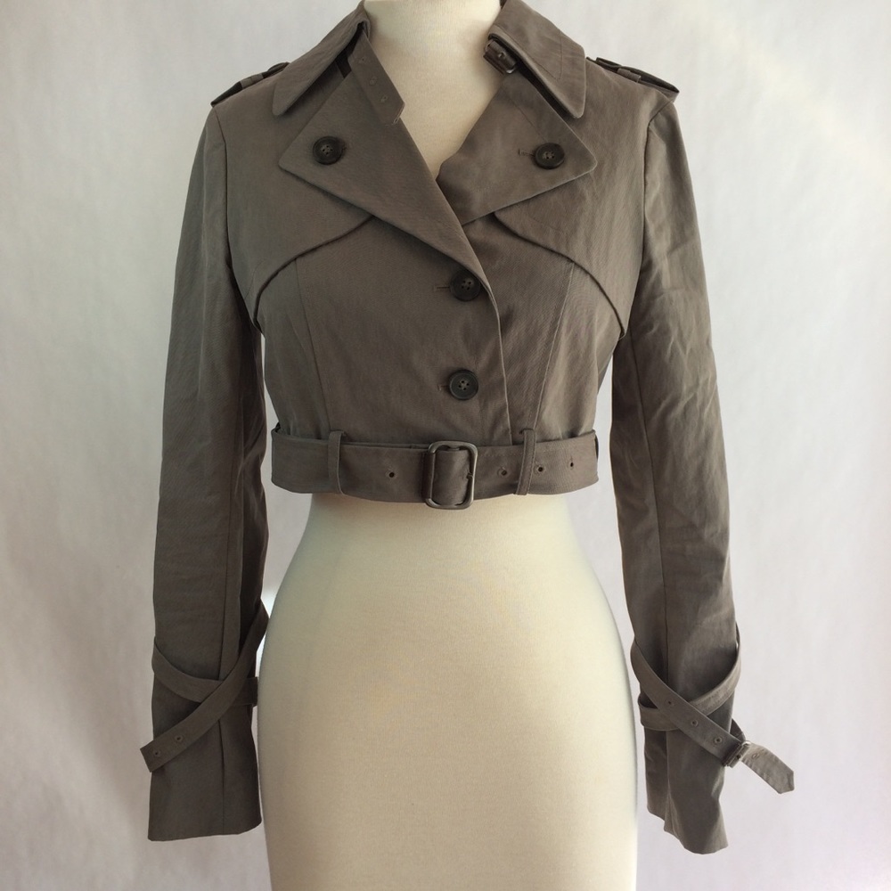 All Saints  convertible trench coat jacket - Picture 5 of 8
