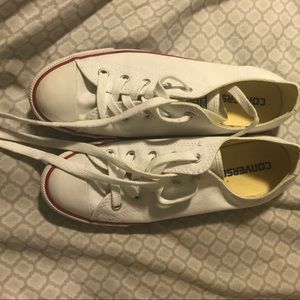 Brand new white converse