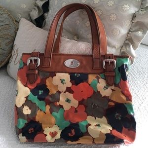 FOSSIL Key Per Floral Purse