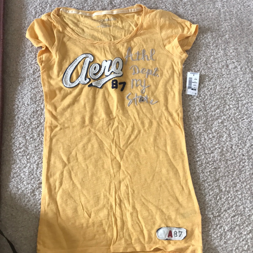 Aeropostale Yellow Shirt