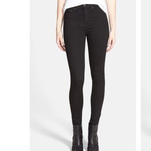 Black, Rag & Bone High Waisted Skinny Jean