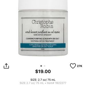*SOLD on Ⓜ️ercari*Christophe Robin Purifying Scrub
