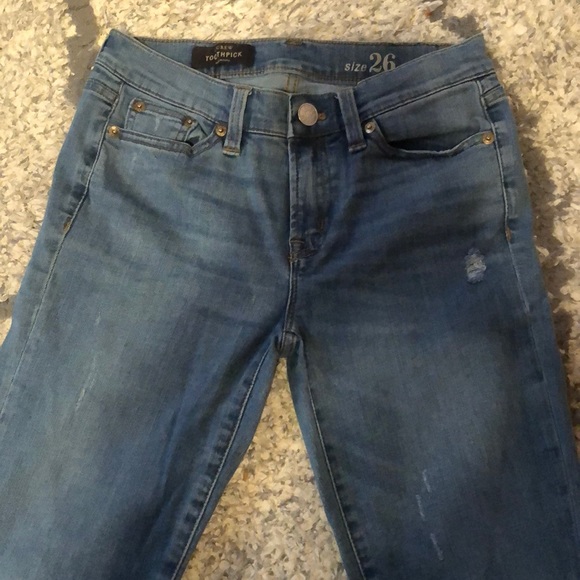 J. Crew “Toothpick” Jeans in a light wash - Picture 4 of 6