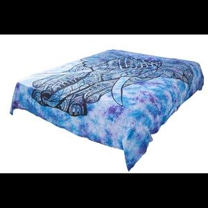 Twin Hippie Tie-Dye Elephant Mandala Tapestry