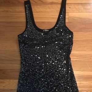 Shimmer top