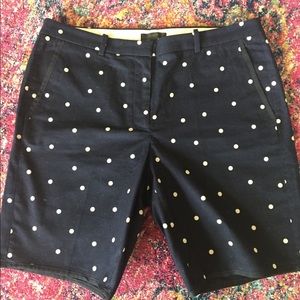 JCrew polka dot shorts