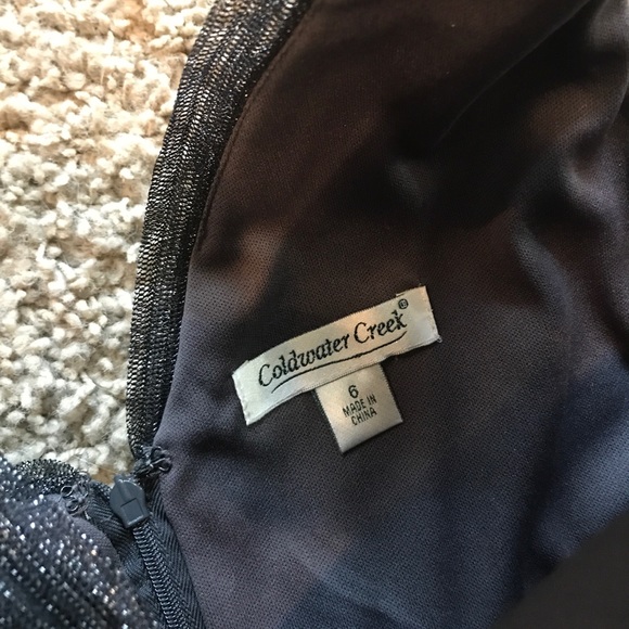 Holiday Party perfect! Black dress. Sz 6, Mid-calf length. - Picture 2 of 3