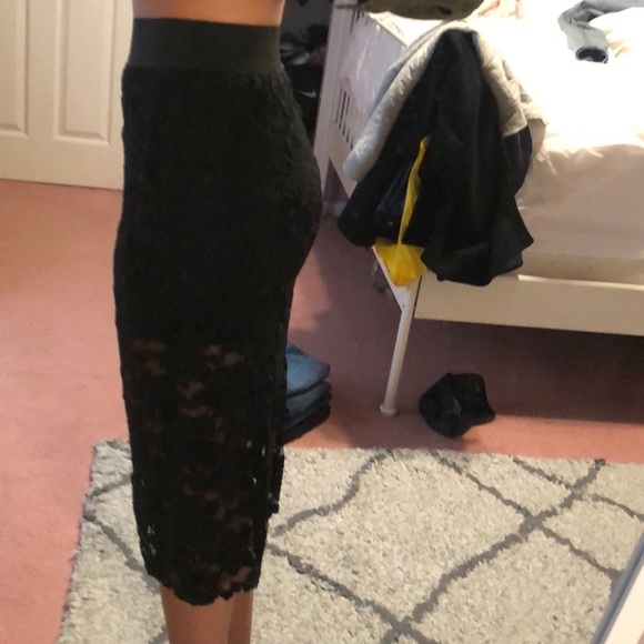 Free People black lace skirt - Picture 5 of 5