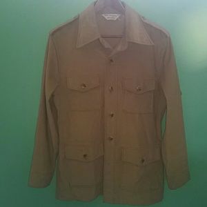 Vtg Levi's Panatela Tan Corduroy Jacket Men's M
