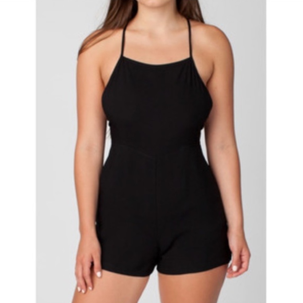 American Apparel Black romper