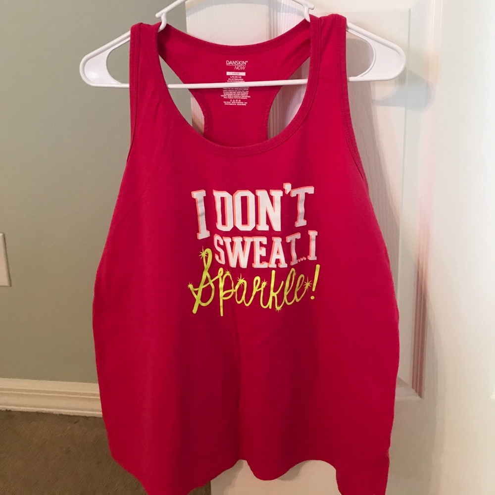 I️ don’t sweat I️ sparkle tank