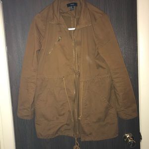Forever 21 Camel Khaki Utility Jacket
