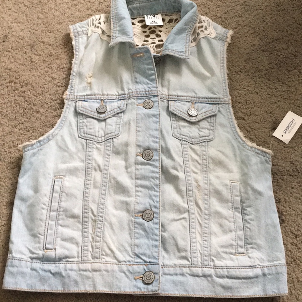 Aeropostale Jean Vest