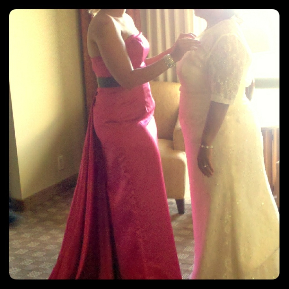 Beautiful Bridesmaid dress with train...