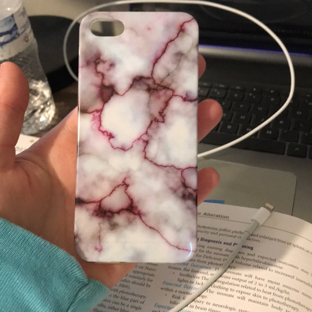 iPhone 5s marble silicone case