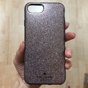 Gently used Kate Spade iPhone case for 7, 6, & 6s