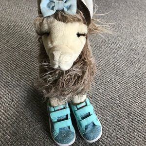 Sparkly Girls Puma Sneakers size T6