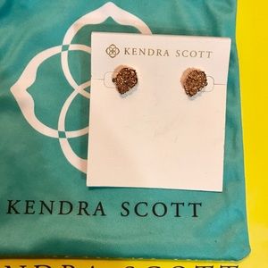 Kendra Scott - Rose Gold Drusy Tessa Studs!