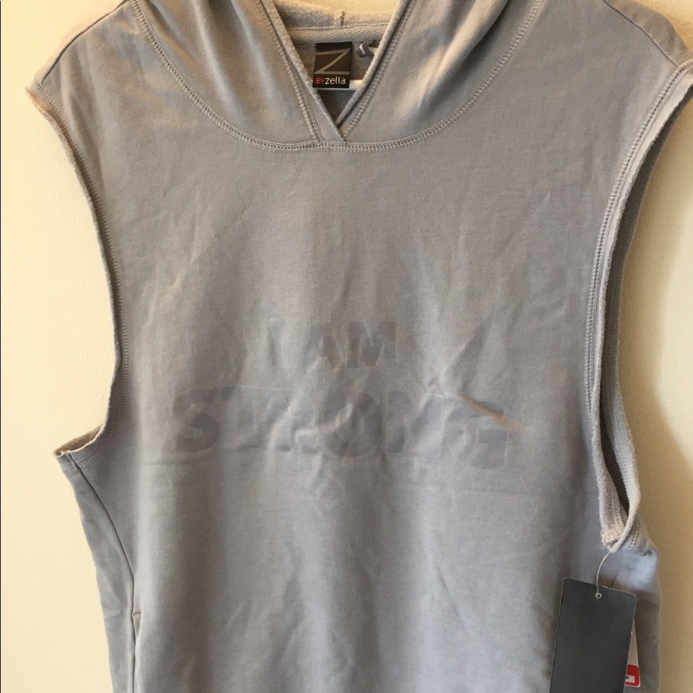 Zella “I am Strong” Sweatshirt Tank