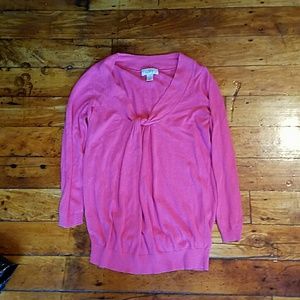loft pink sweater