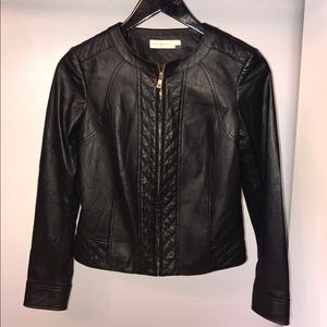 Genuine leather Tory Burch Moto Jacket