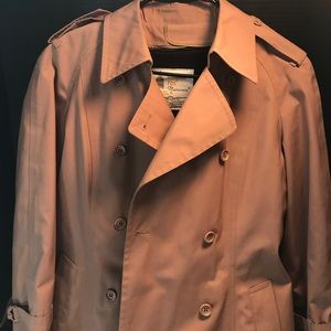 London Fog Pastel Pink Pea Coat Size 10