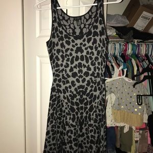 Jessica Simpson Animal print sweater dress