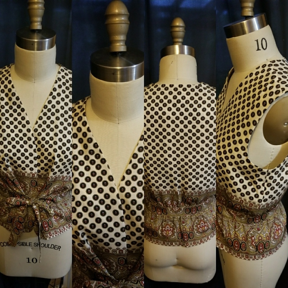 FEI Tie Vest with Unique print, Versace Inspired