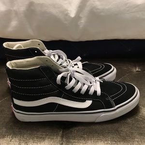 Black vans high top SK8 high size 8.5