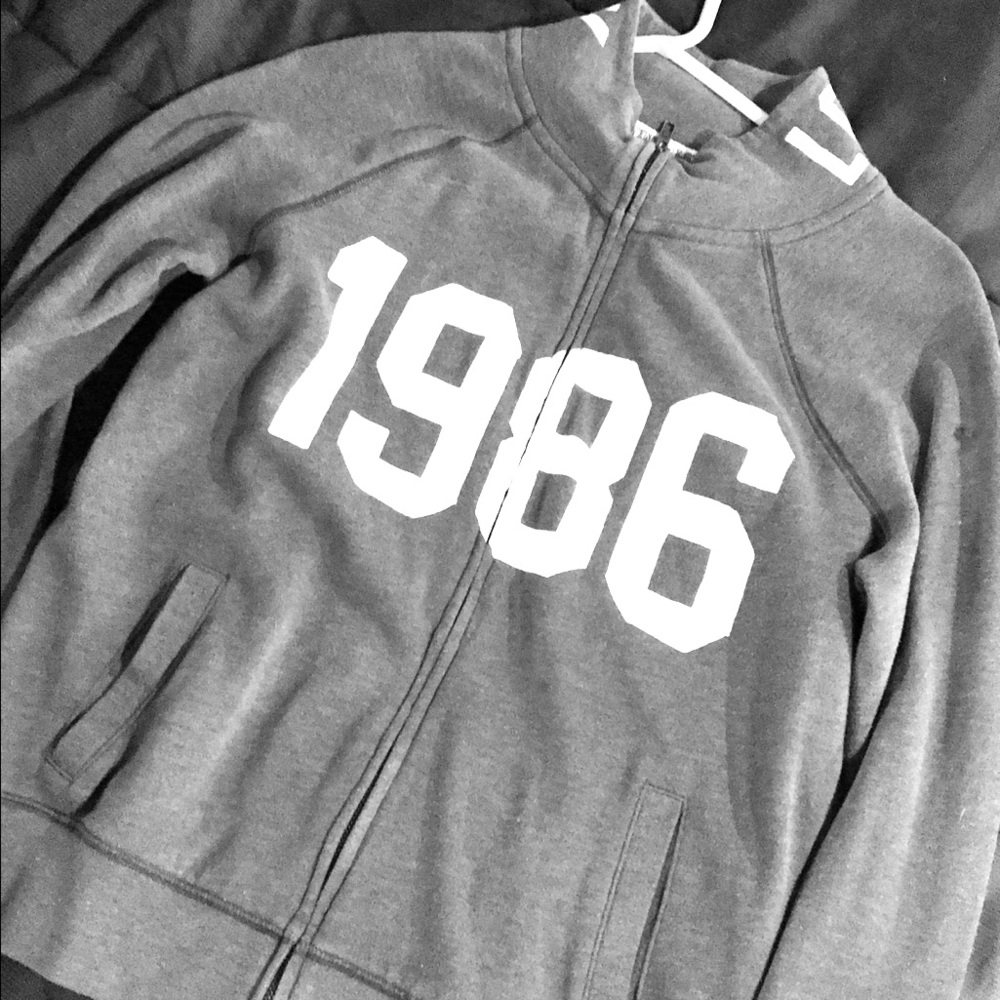 Victoria secret sweatshirt.