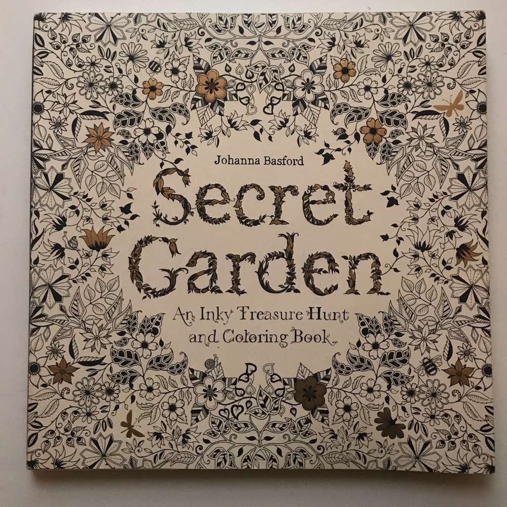 SECRET GARDEN COLORING BOOK!!